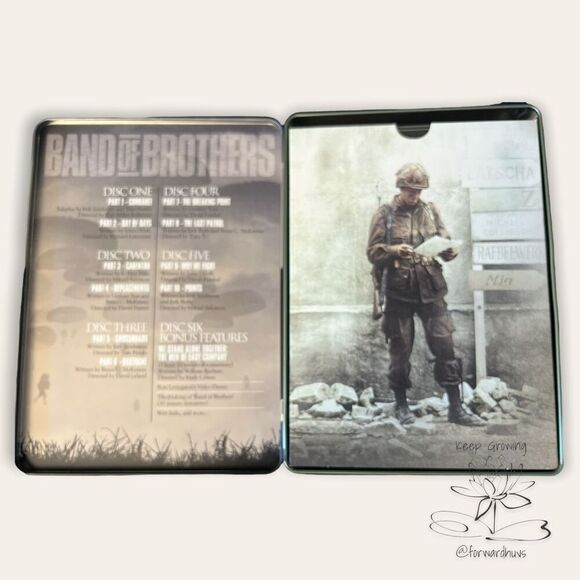 Band of Brothers DVD 6-Disc Set Complete Series Tin Metal Box - Picture 3 of 10